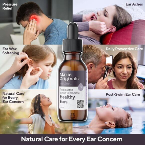 Marie Originals Bio Active Oil for Ear Infections - Natural Eardrops, Prevention - Picture 3 of 11